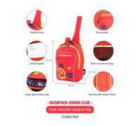Babolat-Sac À Dos De Raquettes De Tennis Multifonctionnel Pour Enfants,Sac De Sport Pour Jeunes,Grande Capacité -Rouge