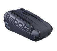 Babolat - Sac de Sport pour Raquettes Modèle Cross Court, Capacité 65 litres, Noir, Ultra- Résistant, Deux Compartiments Principaux, Trois Poches Accessoires, Portage Dos, Matière Déperlante