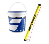 Babolat Seau de 36 balles Stage 2 + ramasse balles forme tube