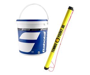 Babolat Seau de 36 balles Stage 2 + ramasse balles forme tube