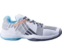 Babolat Sensa Padel-Tennis Chaussures de padel Chaussures de sport blanches/bleues/oranges 31S23757-1085, Pointure:39 EU