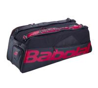 Babolat Sport Modèle Cross Pro Bad, Taille Unique, Noir/Rouge, Entièrement Isotherme, Compartiments pour Raquettes et Accessoires, Portage Type Sac à Dos Unisex-Adult