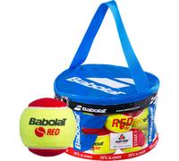 Babolat Red Felt Tennis Balls Box Jaune,Rouge 24 Balls