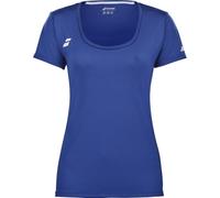 Babolat, T-Shirt modèle Play Cap, pour Fille, matériau élastique, col en V, Manches Courtes, idéal pour l'entraînement et la compétition, Convient pour Les Joueurs individuels et Les équipes