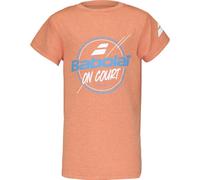Babolat, Tee-Shirt Graphique garçon modèle Exercise Tee Shirt, Taille 12-14 Ans, Orange, Manches Courtes, col Rond, 100% Coton, idéal pour Le Sport et Les Loisirs