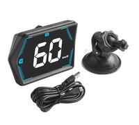 Babominimer 1 compteur de vitesse numérique G20 GPS pour voiture, affichage tête haute HUD, pour toutes les voitures, alimentation pratique, capteur de lumière intégré
