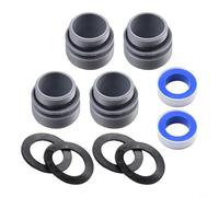 babominimer 4560 Kit de conversion d'adaptateur de tuyau vers sortie d'entrée de 40 mm pour piscines, pièces et accessoires d'équipement de piscine, plastique, gris (3)