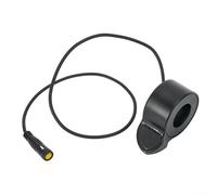 babominimer Accélérateur 36 V 48 V pour vélo électrique compatible avec moteur électrique G340 01 02 HD M615 00 M500 M510 M800 M820 M620 10 M560, ABS noir 22,2 mm