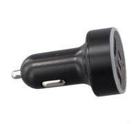 babominimer Adaptateur de chargeur de voiture USB 5 en 1 avec deux ports PD et charge rapide .0, sortie 130 W, affichage de tension LED, charge flash multi-appareils compatible avec