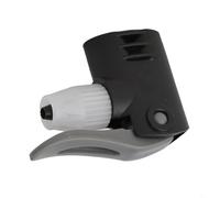babominimer Adaptateur de clip de buse d'air multifonction pour pompe, connecteur convertisseur de valve US vers UK pour gonflage et entretien des pneus de cyclisme (noir + gris)