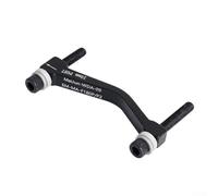 babominimer Adaptateur de frein à disque en alliage d'aluminium SM-MA-F180P/P2 PM-PM - Convertit 160 mm à 180 mm - Compatible avec étrier avant ou arrière - Noir