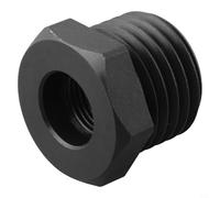 babominimer Adaptateur de mandrin de tour à bois 33 x 3,5 mm vers 18 x 1,5 mm Convertisseur de filetage en métal pour outils de tournage du bois, accessoire de tour noir durable compatible avec les