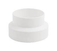 babominimer Adaptateur réducteur de tuyau de ventilation en ABS épais pour raccord de conduit d'air solide ou flexible, compatible avec 80-100, 150-100, 150-110, 200-150,