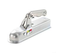 babominimer Attelage d'attelage de remorque de 50 mm pour remorques non freinées jusqu'à 750 kg, connecteur de remorquage en acier galvanisé Q235, boulon à bille standard pour un remorquage sûr