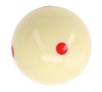 babominimer Balle d'entraînement pour queue de billard en résine 6 points pour améliorer les compétences de billard sur les tables standard et les jeux en boîte de nuit ou à la maison (6,1 cm, rouge)