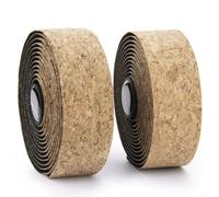 babominimer Bande de guidon antidérapante en polyuréthane compatible avec les chutes de route, légère, absorbant les chocs, résistante à la transpiration, avec texture grain de bois marron clair