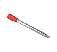 babominimer Barre de poignée de fraiseuse M6 M8 M10 en acier au carbone pour perceuse-presse Accessoires de tour noir et argenté, outils d'atelier durables pour perceuses d'établi (255 mm, rouge)