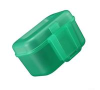 babominimer Boîte à appâts de pêche en plastique avec trous d'aération respirants et fermeture à boucle sécurisée, étui compact pour leurres rouges vivants ou petites crevettes, portable