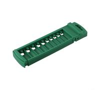 babominimer Boîte de rangement en plastique ABS pour douilles de 1/4", 3/8", 1/2", support de rail à clips avec 6 à 10 emplacements, plateau de rangement durable pour mécaniciens, électriciens (6,35