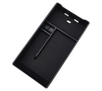 babominimer Boîte de rangement pour accoudoir pour Classe E W213 2021, accessoire d'intérieur automobile noir en ABS avec design compact et résistant à la chaleur