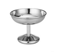 babominimer Bol à crème glacée en acier inoxydable avec double isolation - Base large - Pour fête de famille, restaurant, smoothie, mousse, salade - (D)