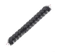 babominimer Brosse de protection de gouttière de 100 mm de diamètre, 1,2 m de long en fibre PP avec noyau en fil d'acier plastifié, feuilles, débris et petits animaux de bloquer les gouttières,