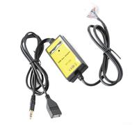 babominimer Câble adaptateur d'interface audio AUX MP3 USB avec lecteur de carte SD pour Accord pour Civic pour CRV pour Odyssey Pilot Element S2000 City Fit 2002-2011, changeur stéréo de voiture