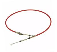 babominimer Câble de transmission pour levier de vitesse B M 24 637,9 à 1,5 m - Pièce de transmission de voiture robuste compatible avec systèmes de changement de vitesse BM, ABS rouge + construction