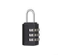 babominimer Cadenas à combinaison à 4 chiffres en alliage de zinc et acier trempé, antirouille, réinitialisable, serrure de sécurité pour valise, salle de sport, école, casier, armoire, boîte à outils