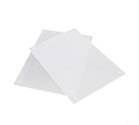 babominimer Cadre magnétique en acrylique transparent - Support de photo double face pour bureau et décoration d'intérieur - Transparent - 10 x 15 cm (15 x 21 cm)