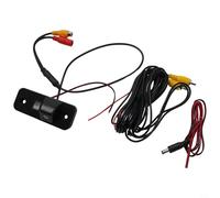 babominimer Caméra de recul 170 ° avec résolution 1280 x 720, étanchéité IP68 et connecteur, compatible avec Santa Fe 2006-2012 Compatible avec Clear