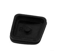 babominimer Capuchon de bouton de poignée de porte d'entrée sans clé pour Classe S W220 CL C215 2000-2006, caoutchouc, noir, convient pour l'avant gauche et droite (paire incluse) (droite)