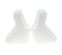 babominimer Capuchon de levier de frein en silicone antidérapant résistant aux intempéries compatible avec vélo de route 10S (blanc)