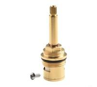 babominimer Cartouche de robinet de baignoire avec débit quart de tour et insert de tige longue haute, corps en cuivre de 80 mm avec noyau en bronze, fonctionnement fluide, 3/4" Cerami (3)
