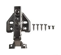 babominimer Charnière hydraulique en aluminium avec amortissement silencieux pour portes d'armoire en verre, compatible avec les applications de cuisine et de salle de bain (B)