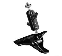 babominimer Clip de caméra en métal pour Xiaomi et caméras de sécurité - Support de surveillance réglable avec pince robuste, 8 x 10,5 x 9 cm, construction en fer, noir