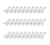 babominimer Clips de câble en acier inoxydable 304 pour panneau solaire - Boucles de fixation photovoltaïques latérales pour une gestion double des câbles - Anti-chute et antirouille - 33 mm