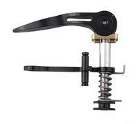 babominimer Collier de serrage pour tige de selle en alliage d'aluminium avec levier à dégagement rapide et crochet pliable, compatible avec et pliable 3sixty, léger (noir)