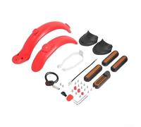 babominimer Compatible avec garde-boue Fender pour Xiaomi pour trottinette électrique M365 avec housse réfléchissante et feu arrière pour une meilleure sécurité nocturne et construction ABS (ensemble