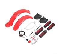 babominimer Compatible avec garde-boue Fender pour Xiaomi pour trottinette électrique M365 avec housse réfléchissante et feu arrière pour une meilleure sécurité nocturne et construction ABS (ensemble