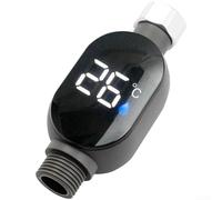 babominimer Compteur de chaleur pour eau de douche, avec affichage numérique, permet une température réelle, pour éviter les brûlures d'eau chaude