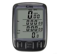 babominimer Compteur de vitesse et compteur kilométrique filaire avec écran LCD étanche, suivi multifonction compatible avec vitesse, distance, calories,