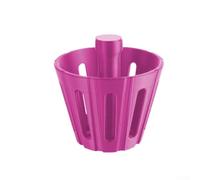 babominimer Cône de presse en papier pour filtre à café B75, support nervuré pour un ajustement stable, centre creux pour une touche décorative, rose