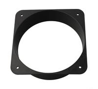 babominimer Connecteur à bride en ABS pour évents de ventilateur de boîte électrique, 150 mm de diamètre, raccord inférieur carré avec pour évents