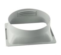 babominimer Connecteur de sortie d'air AC portable de 15 cm - Adaptateur coupleur en PVC pour fenêtres coulissantes et portes coulissantes - Kit pour climatiseur mobile - Interface de tuyau - Gris