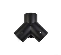 babominimer Connecteur de sortie d'air en Y 75 mm avec vanne à rabat régulateur pour Eberspacher pour conduits de chauffage Webasto (sku)