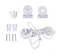 babominimer Contrôleur de store enrouleur de 25 mm avec chaîne de perles de 3 mètres, kit de remplacement de tête de volet roulant en plastique durable, accessoires de rideaux pour un fonctionnement