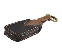 babominimer Coque de clé de voiture en cuir pour télécommande MU-X/MUX/MU X/D-MAX 4 boutons, couverture complète, anti-chocs, anti-chute et résistante à l'usure