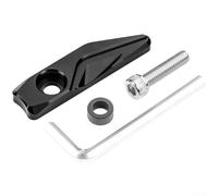 babominimer Coque de protection en alliage d'aluminium pour capteur ABS de frein X pour Honda Adv160 98 x 98 avant 37 cm Compatible avec 160 modèles simples sans outils (noir)