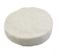 babominimer Couverture de sécurité en fibres de calcium-magnésium-silicate pour cheminées au bioéthanol et brûleurs à gel, blanc, 8,6 x 1,2 cm